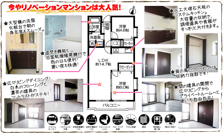 充実リフォーム。写真を大公開!!