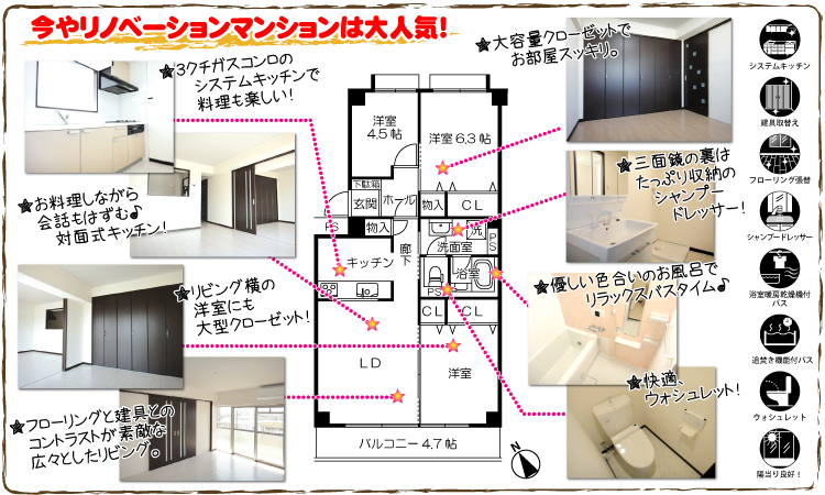 充実リフォーム。写真を大公開!!