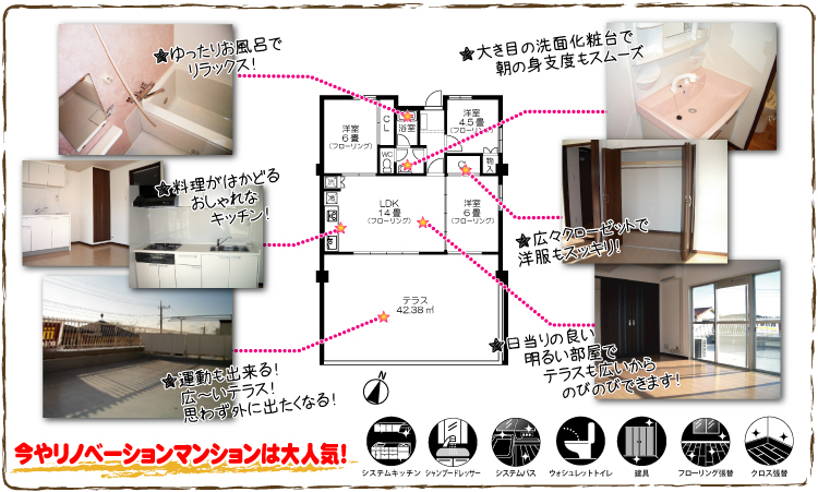 充実リフォーム。写真を大公開!!